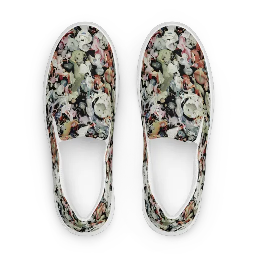 Surreal Menagerie on a Women's Slip-On Canvas Shoes