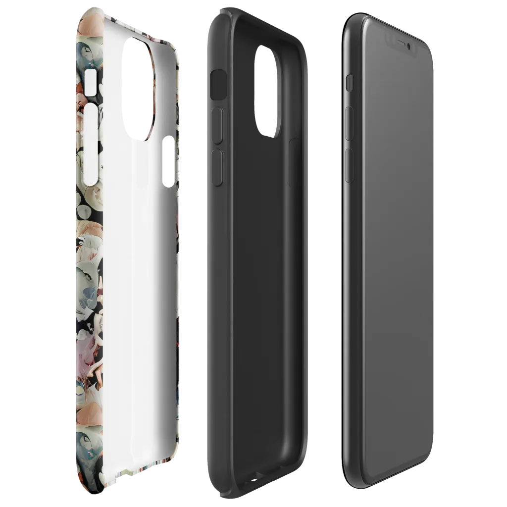 Surreal Menagerie on Tough Case for iPhone® — Right