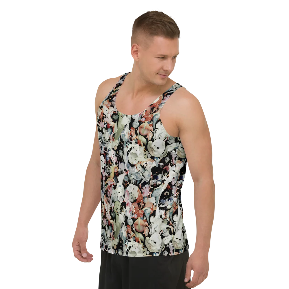 Surreal Menagerie on Men's Tank Top — Left Front