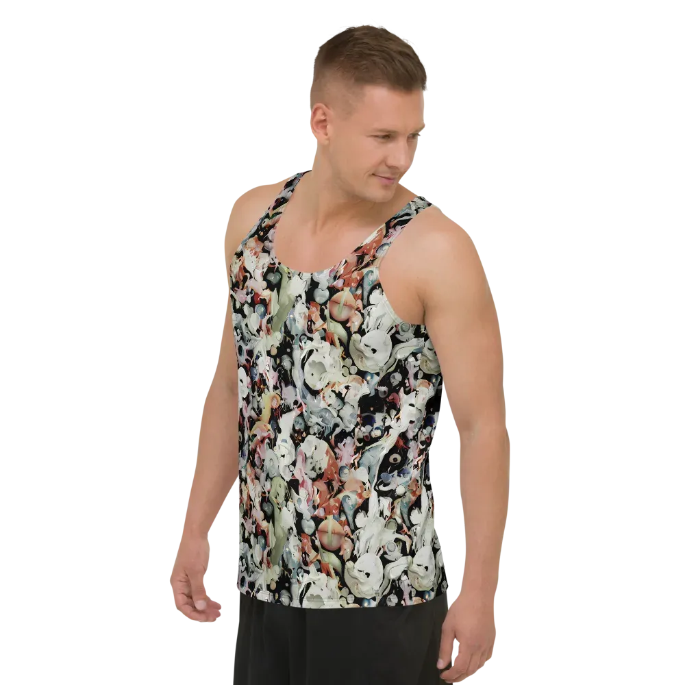 Surreal Menagerie on Men's Tank Top — Left Front