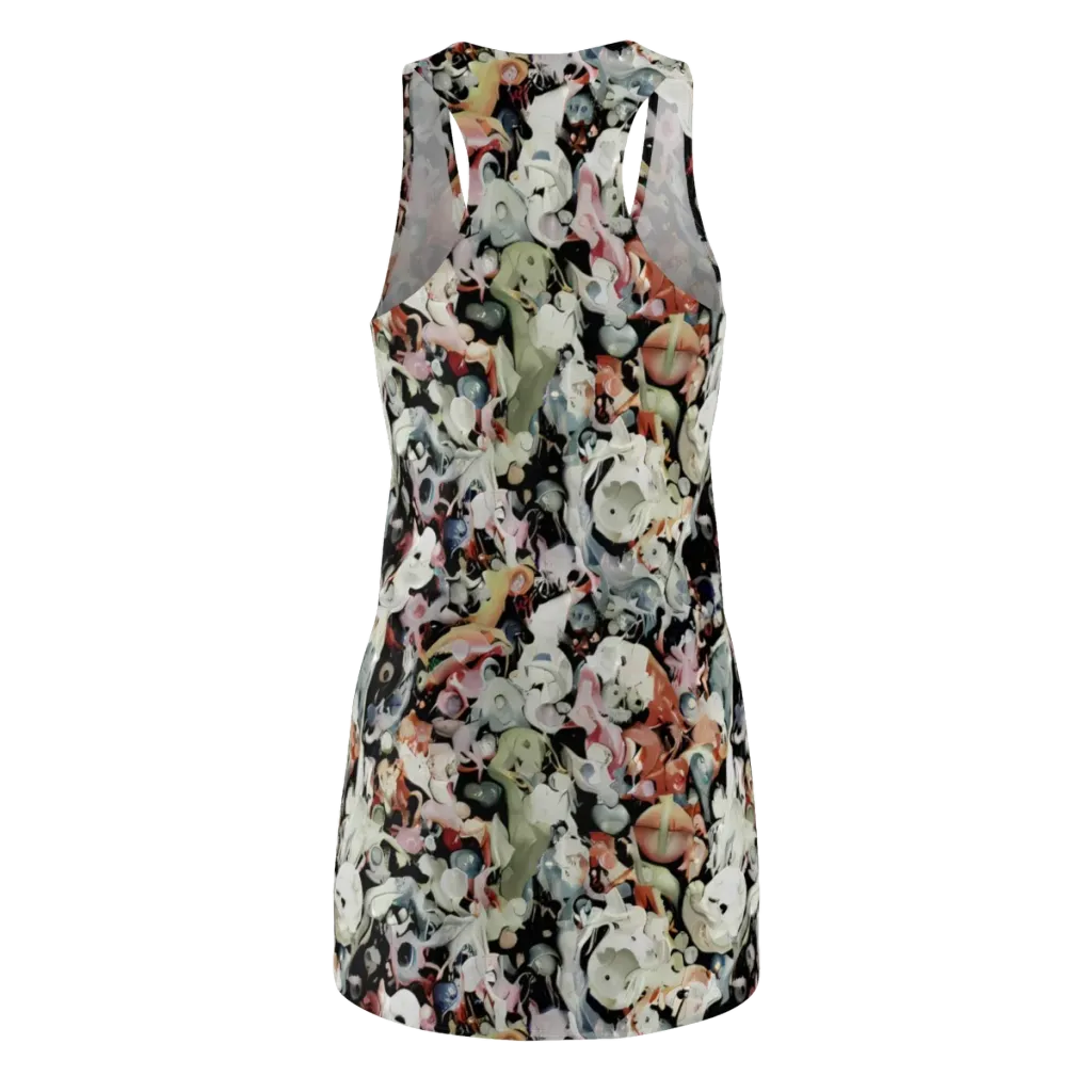 Surreal Menagerie on Racerback Dress — Back