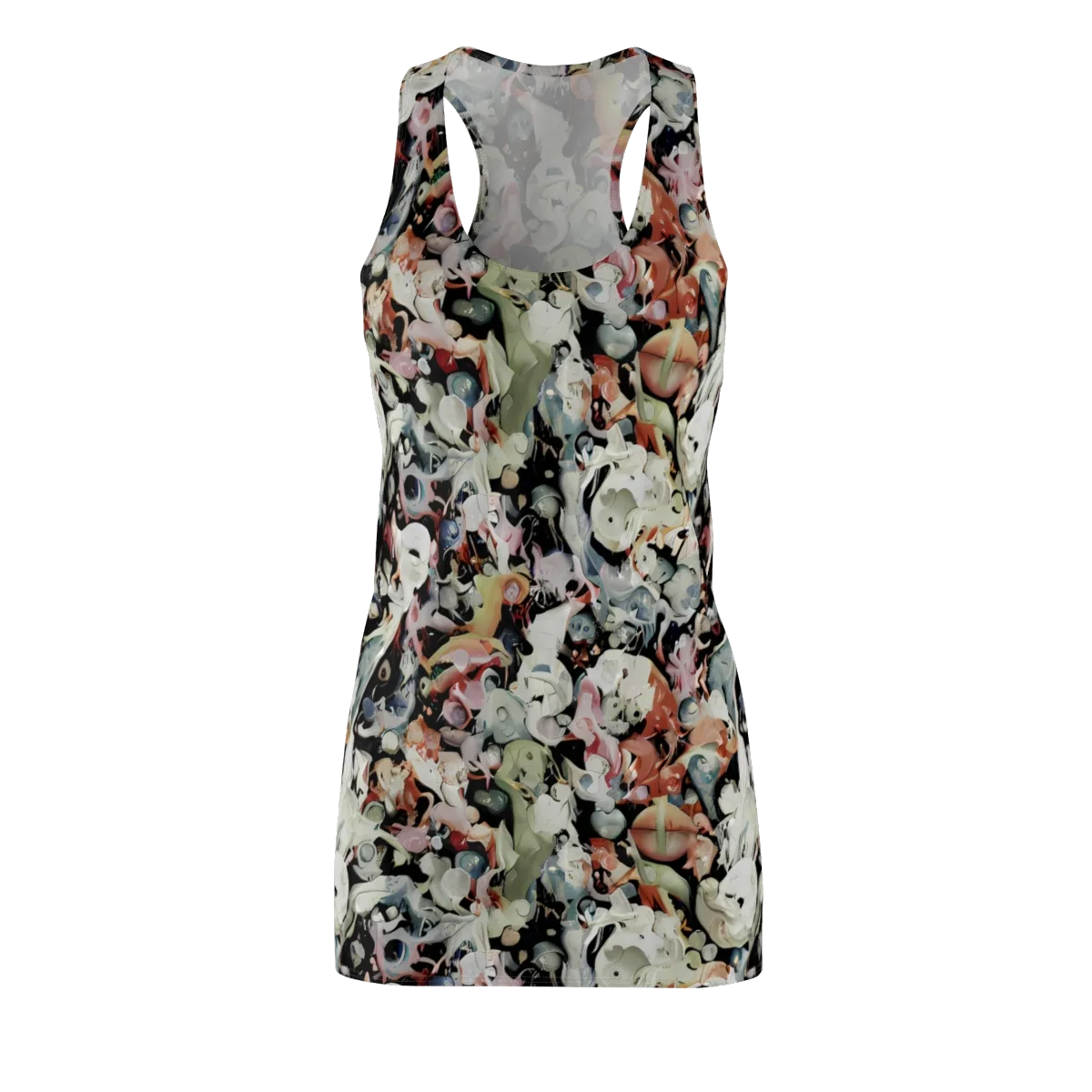 Surreal Menagerie on Racerback Dress — Front