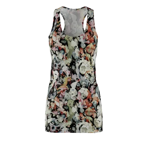 Surreal Menagerie on a Racerback Dress