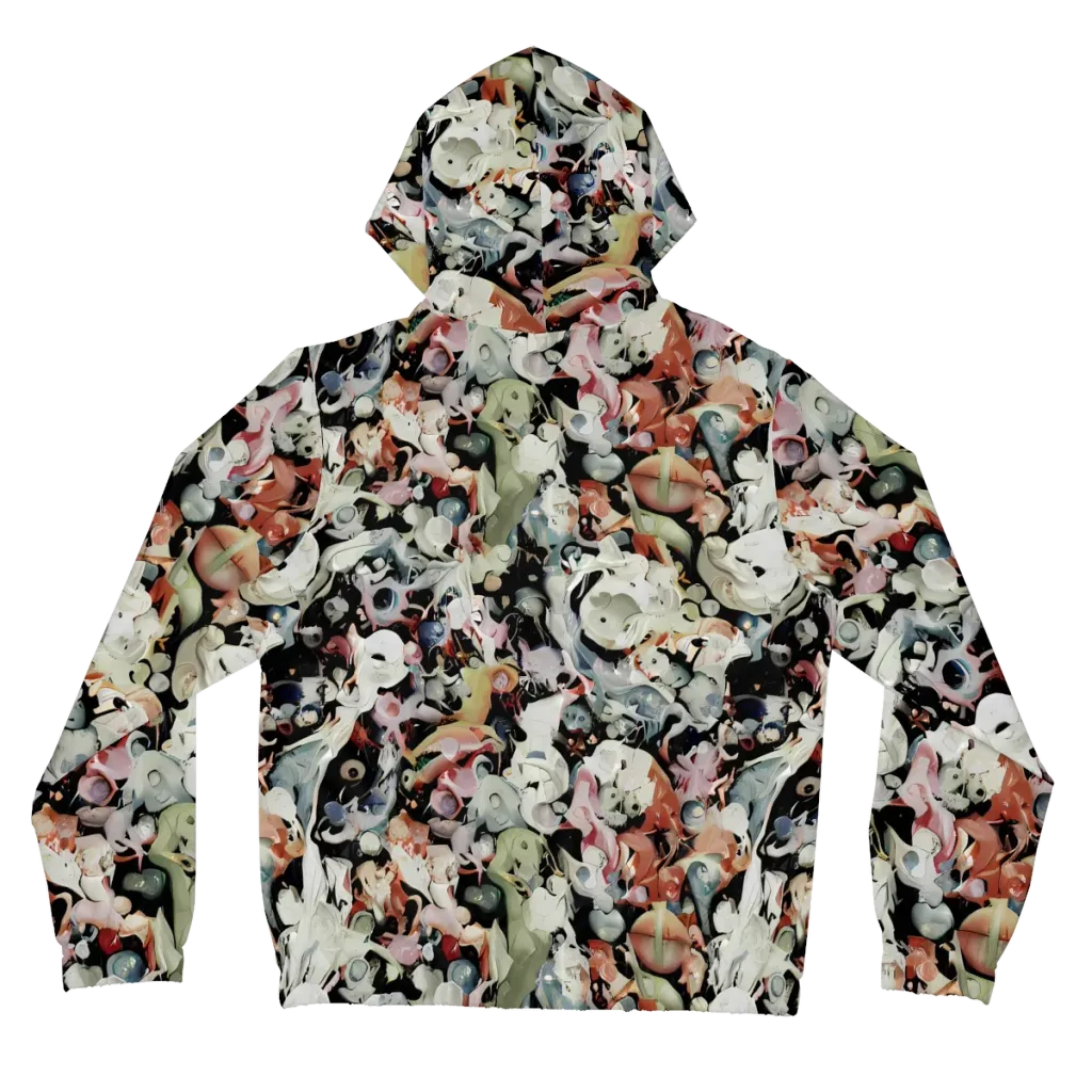 Surreal Menagerie on Women's Full-Zip Hoodie — Back