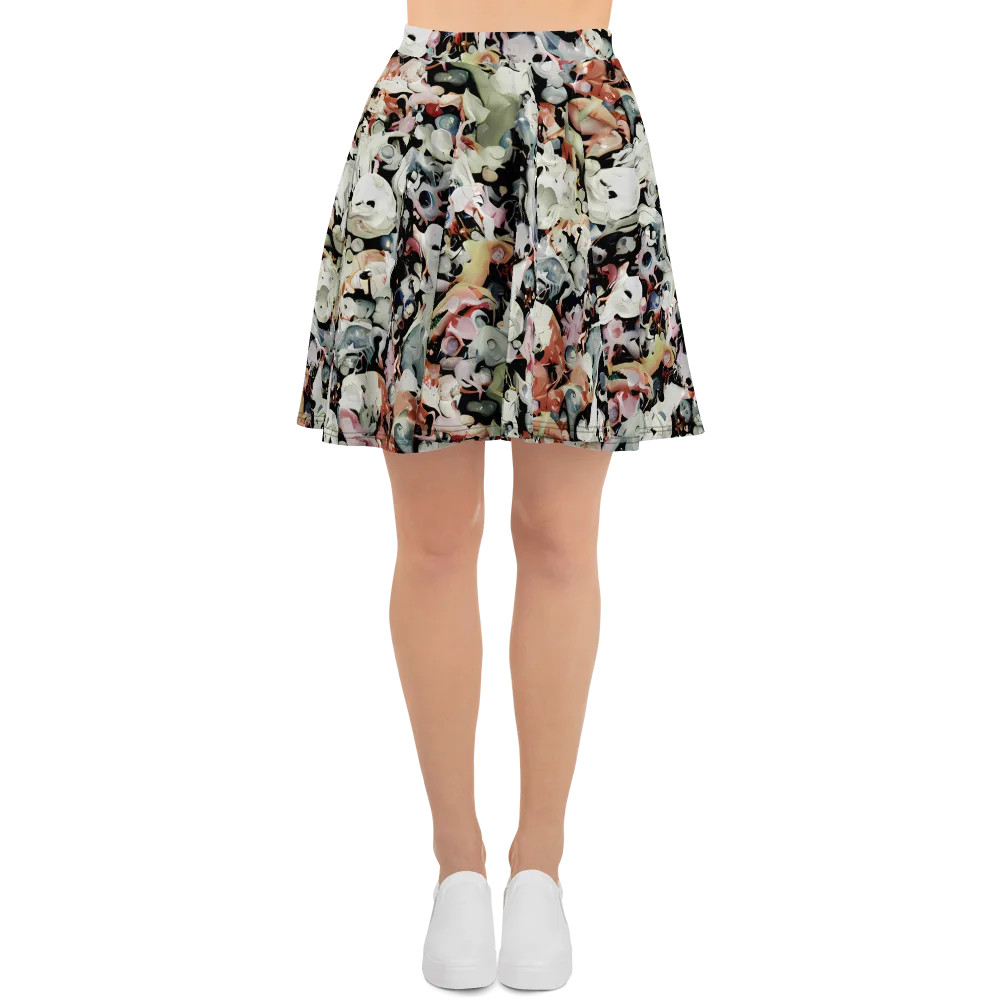 Surreal Menagerie on Skater Skirt — Front