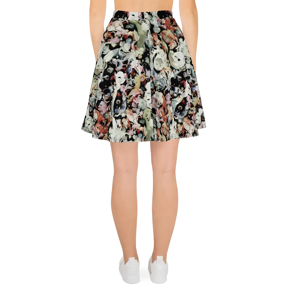 Surreal Menagerie on Skater Skirt — Back