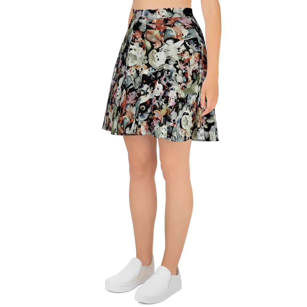 Surreal Menagerie on Skater Skirt — Left