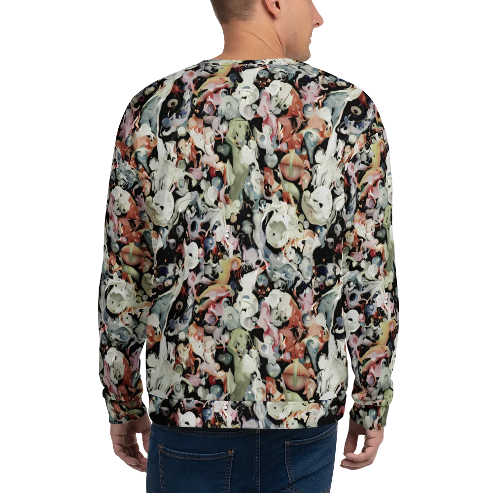 Surreal Menagerie on Sweatshirt — Back