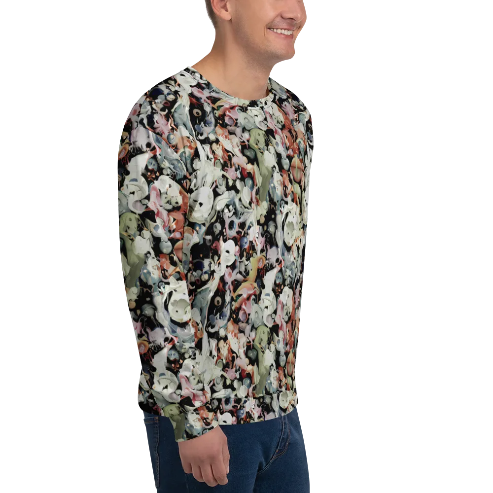 Surreal Menagerie on Sweatshirt — Right Front