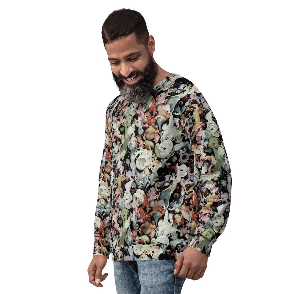 Surreal Menagerie on Sweatshirt — Left Front