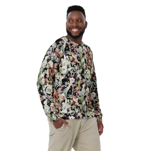 Surreal Menagerie on a Sweatshirt