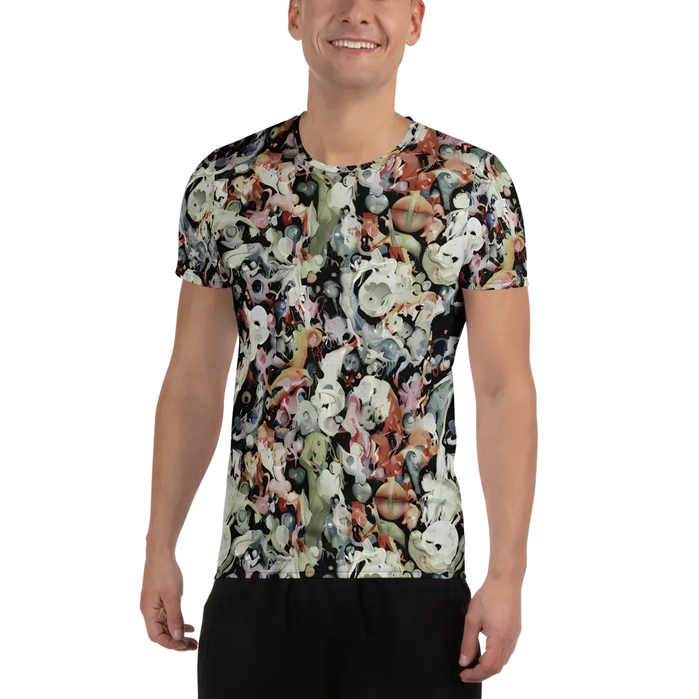 Surreal Menagerie on Men's Athletic T-Shirt — Front