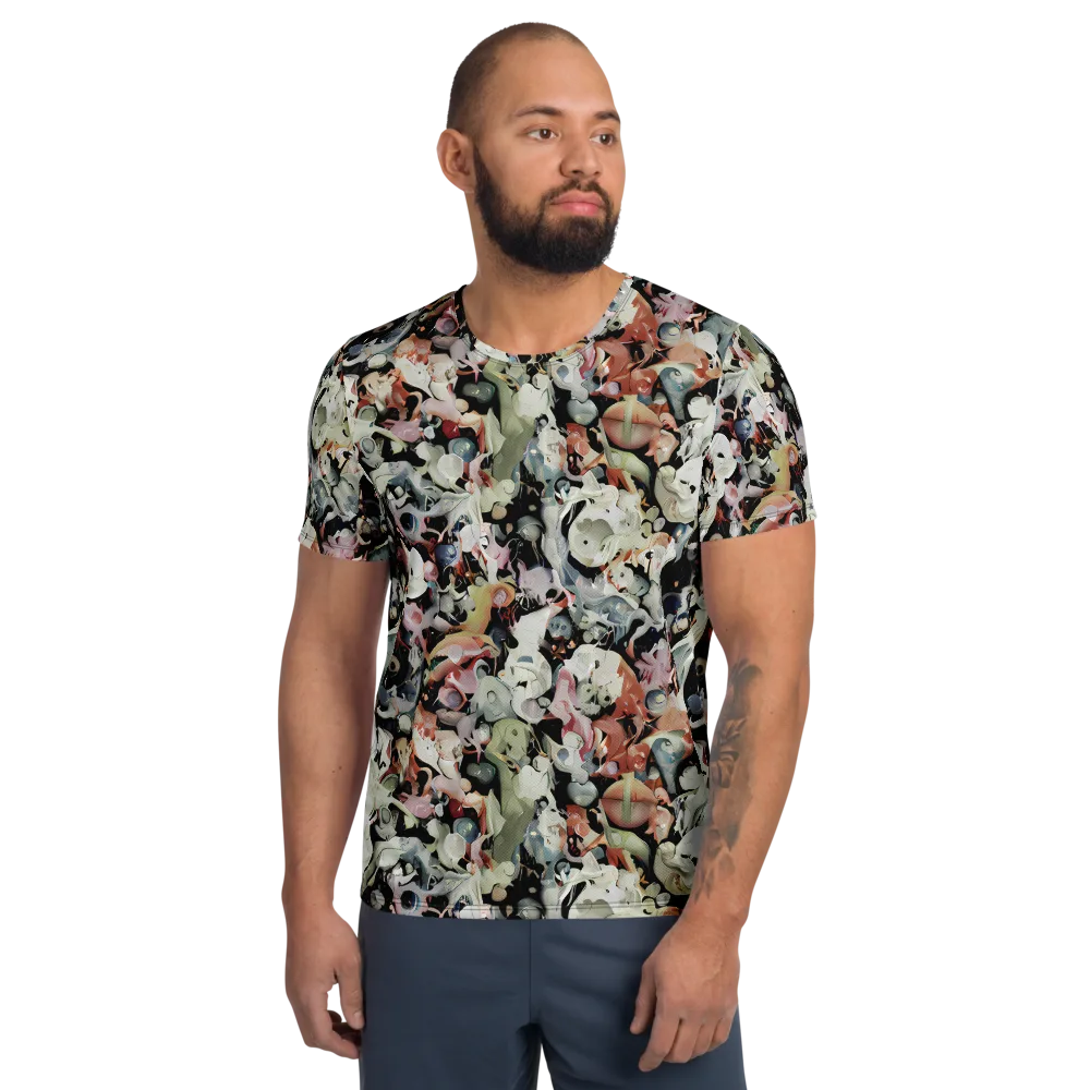 Surreal Menagerie on Men's Athletic T-Shirt — Front