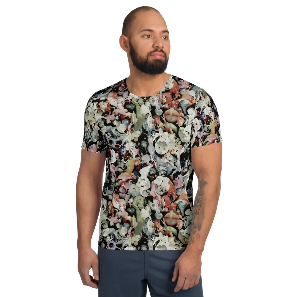 Surreal Menagerie on Men's Athletic T-Shirt — Front