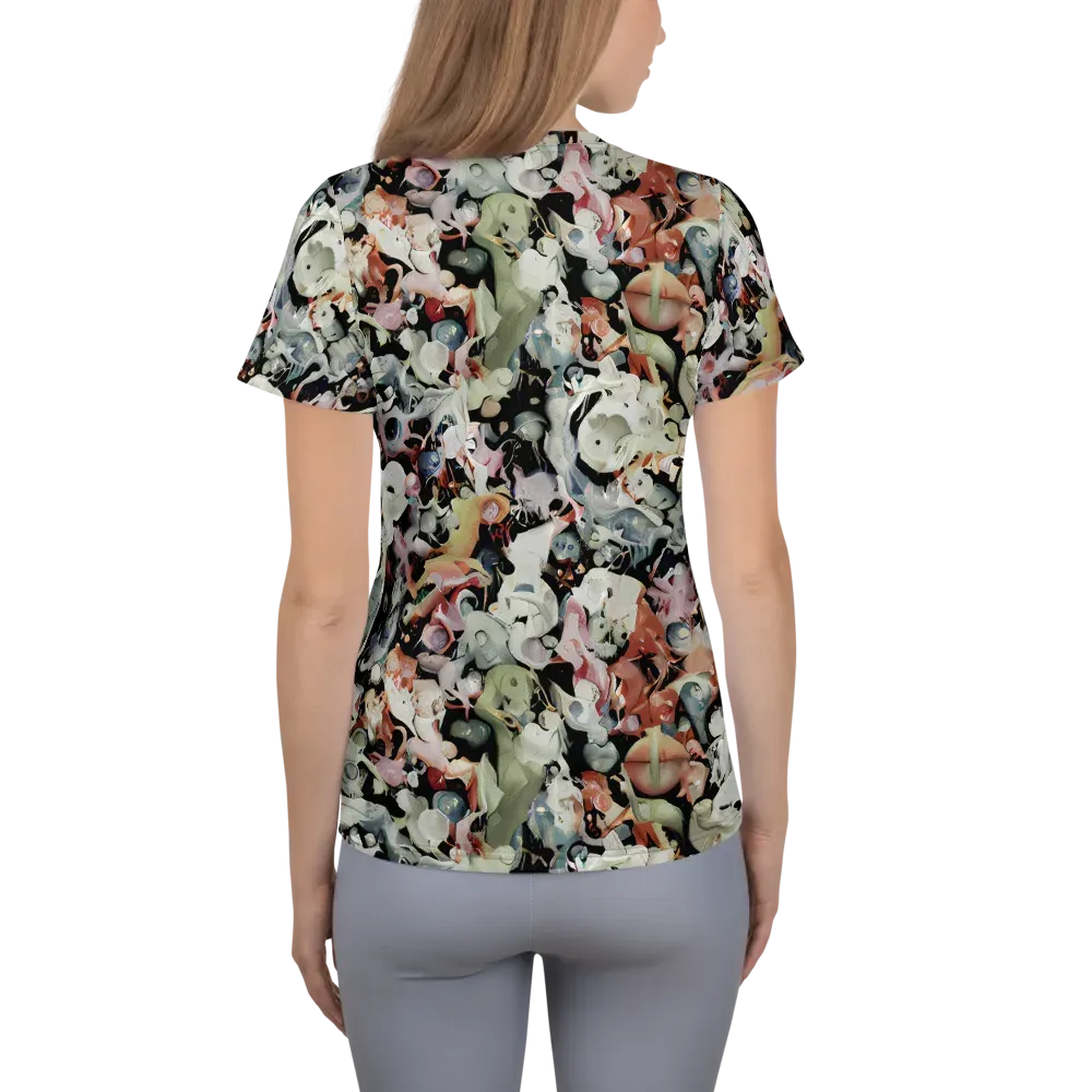 Surreal Menagerie on Women's Athletic T-Shirt — Back