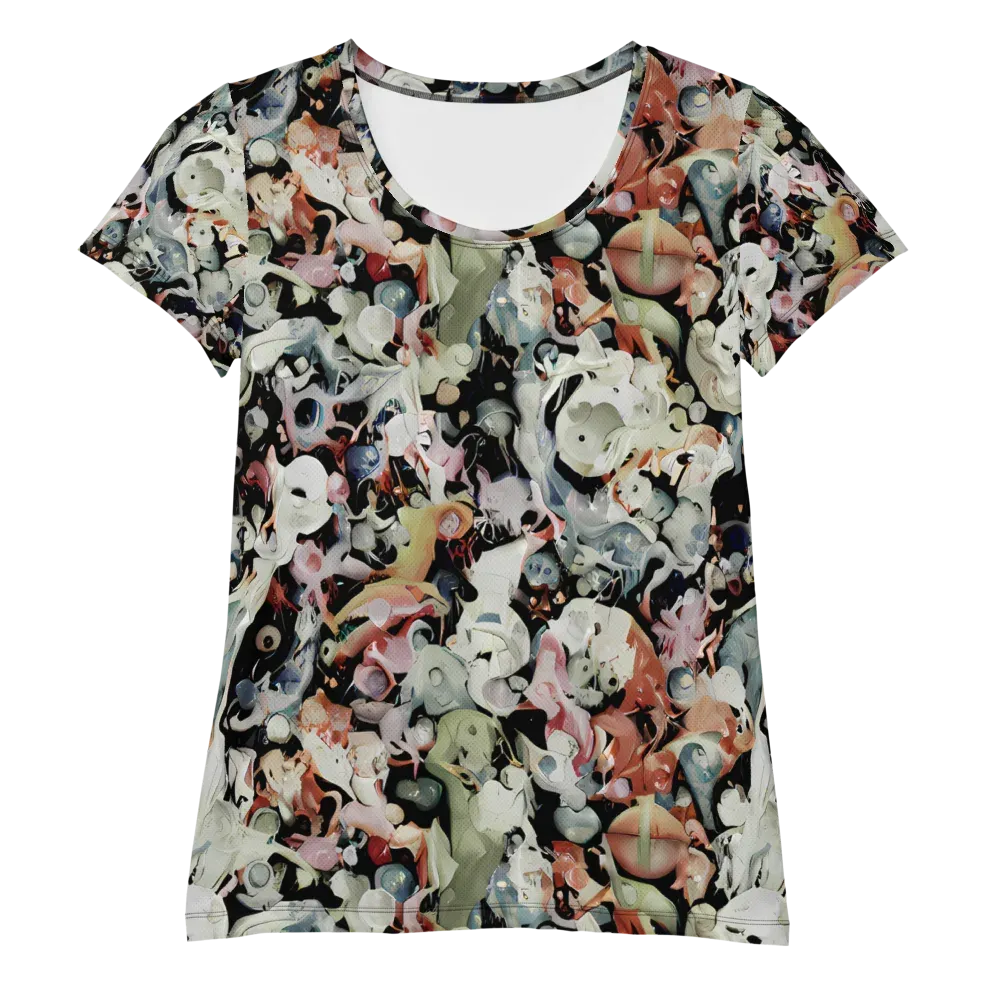 Surreal Menagerie on Women's Athletic T-Shirt — Front