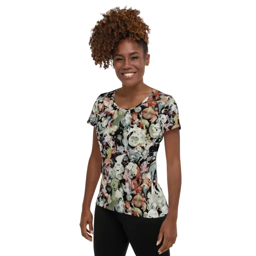 Surreal Menagerie on a Women's Athletic T-Shirt