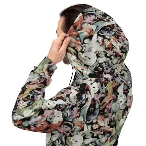 Surreal Menagerie on a Hoodie