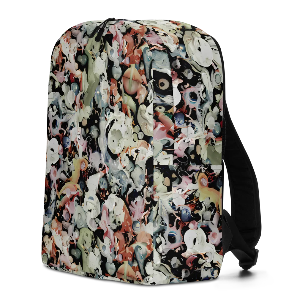 Surreal Menagerie on Minimalist Backpack — Left