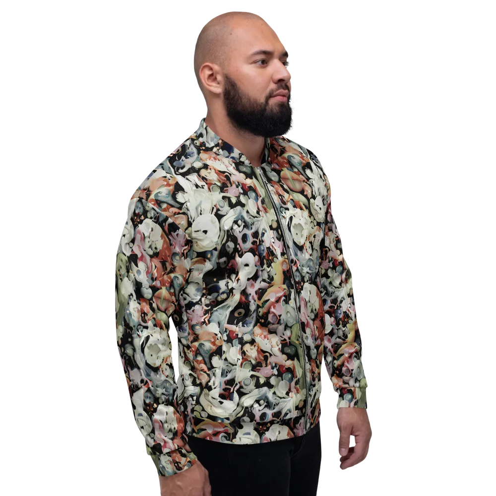 Surreal Menagerie on Bomber Jacket — Right