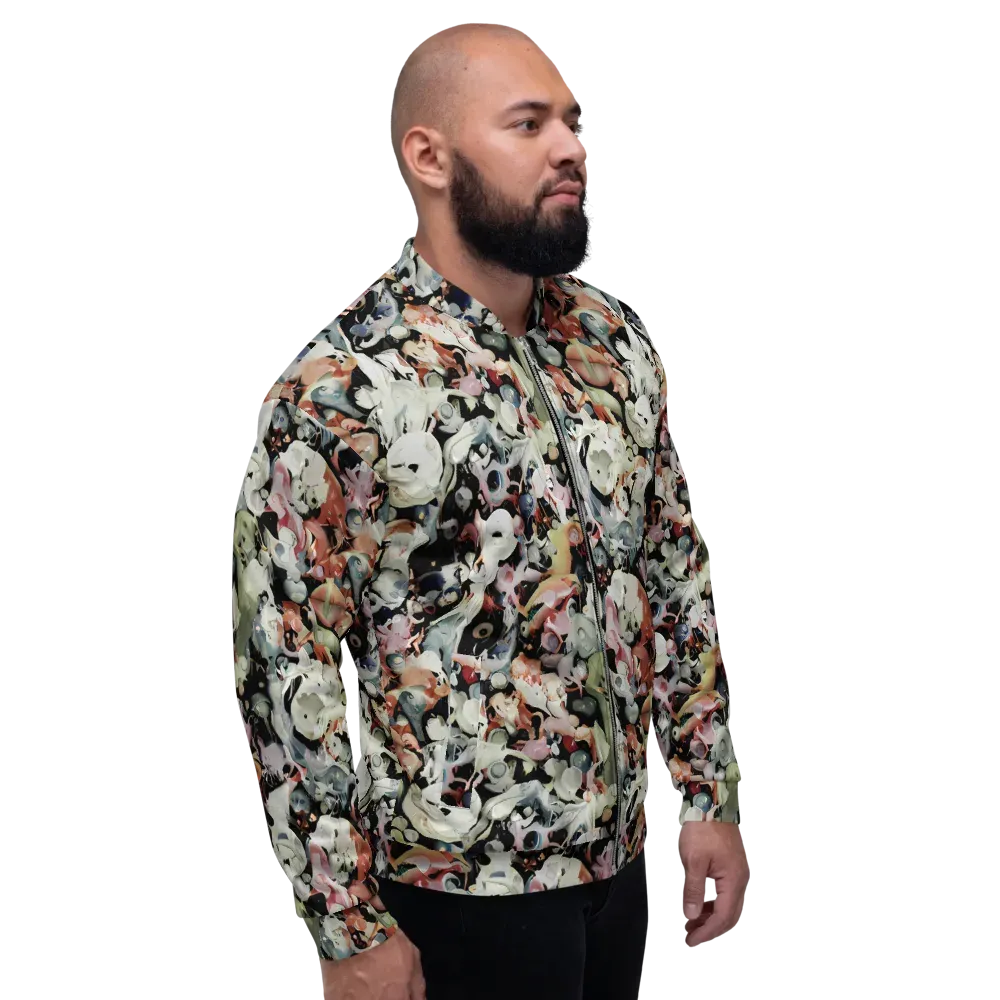 Surreal Menagerie on Bomber Jacket — Right