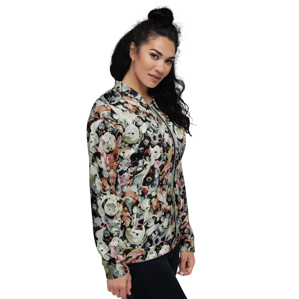 Surreal Menagerie on Bomber Jacket — Right
