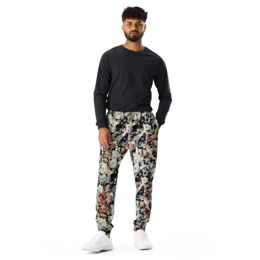 Surreal Menagerie on a Men's Joggers