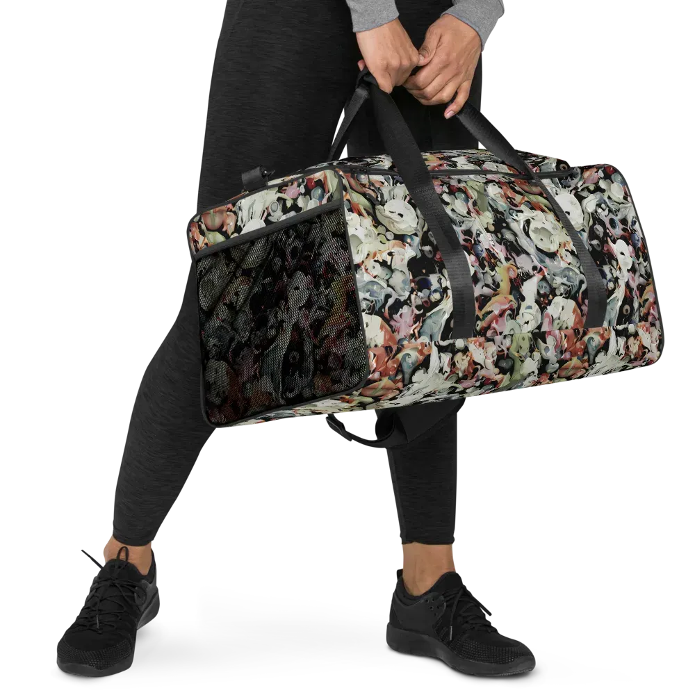 Surreal Menagerie on Duffle Bag — Right Front