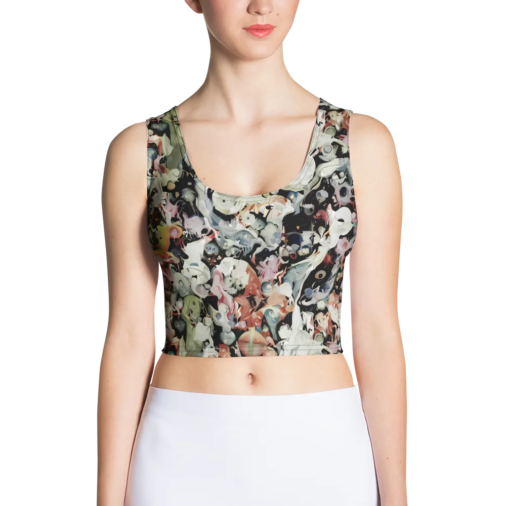 Surreal Menagerie on Crop Top — Front