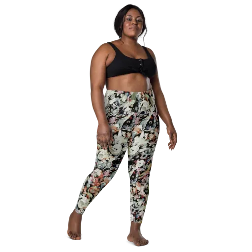 Surreal Menagerie on a Leggings with Pockets