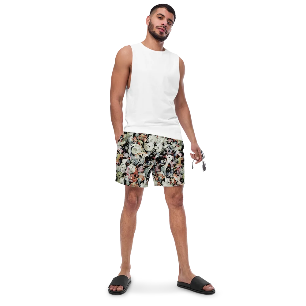 Surreal Menagerie on Swim Trunks — Front