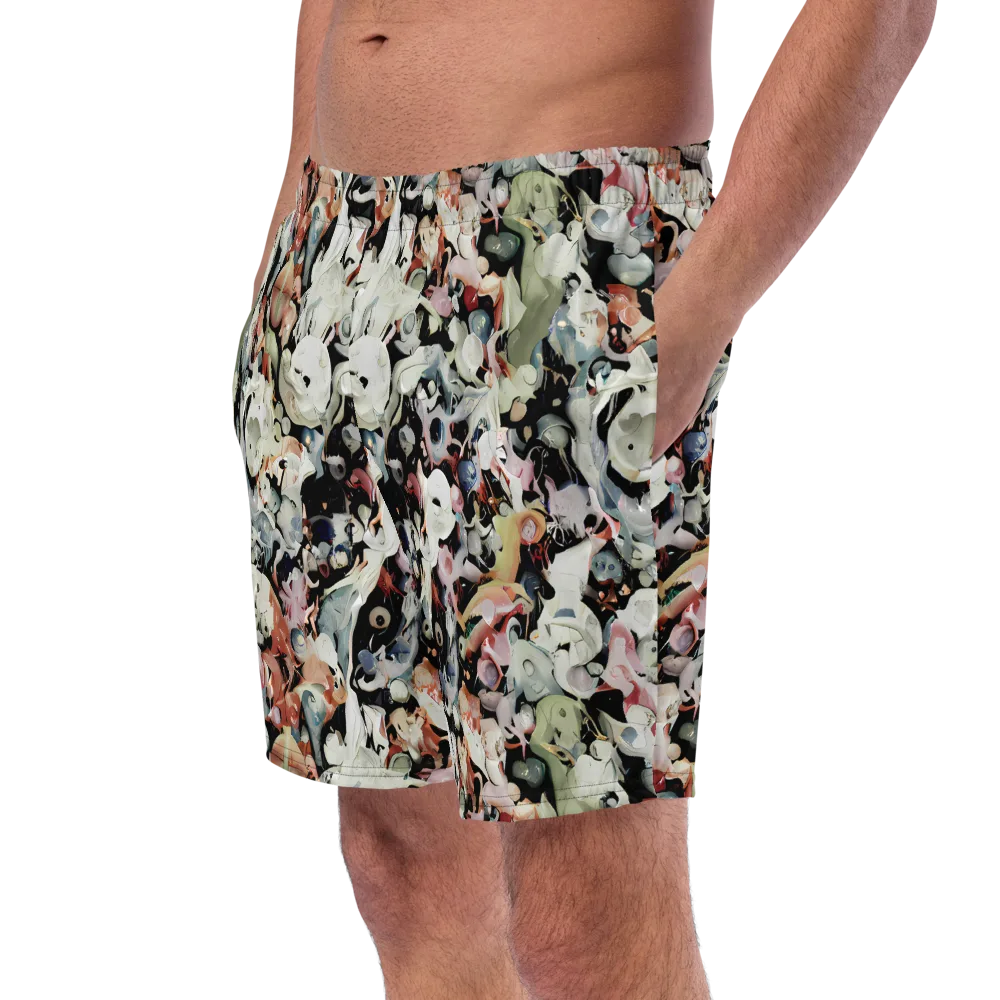 Surreal Menagerie on Swim Trunks — Left Front