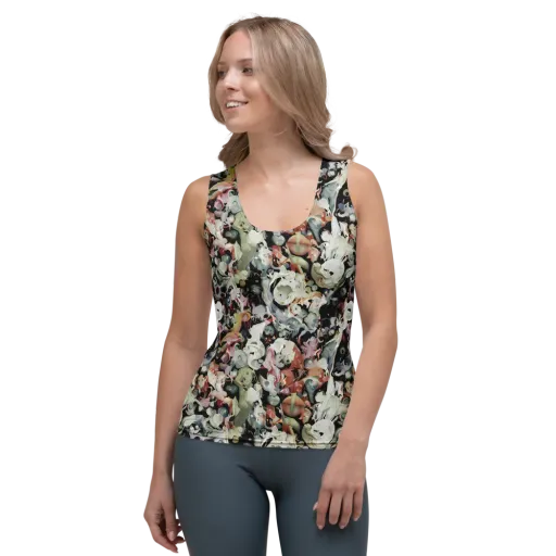 Surreal Menagerie on a Women's Tank Top