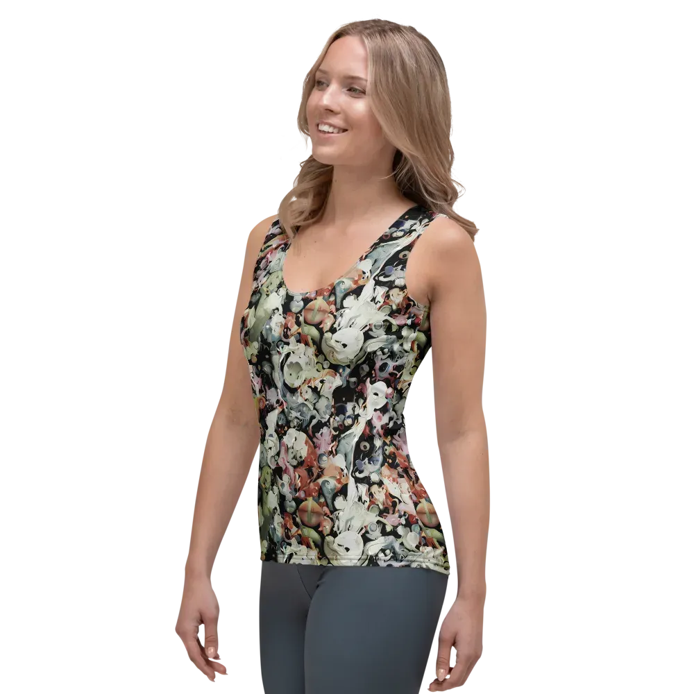 Surreal Menagerie on Women's Tank Top — Left Front