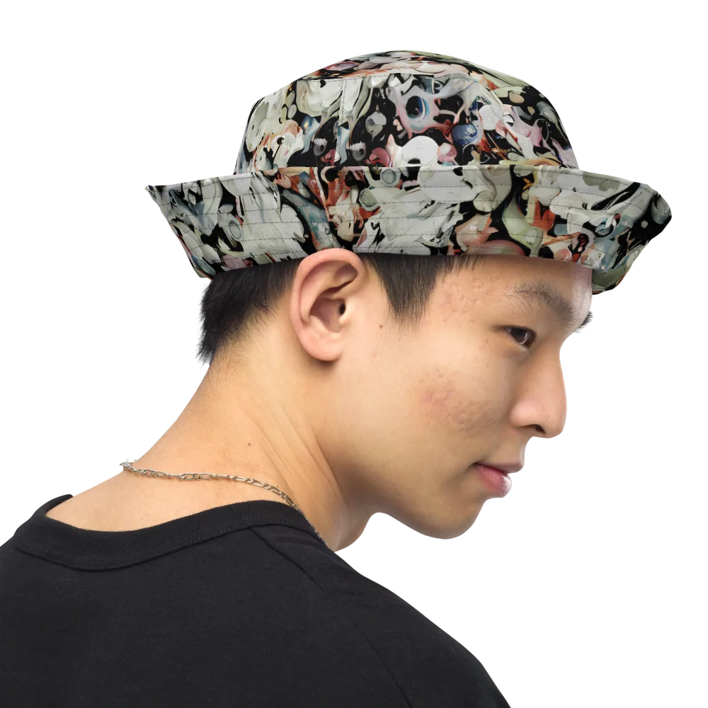 Surreal Menagerie on Reversible Bucket Hat — Right Outside