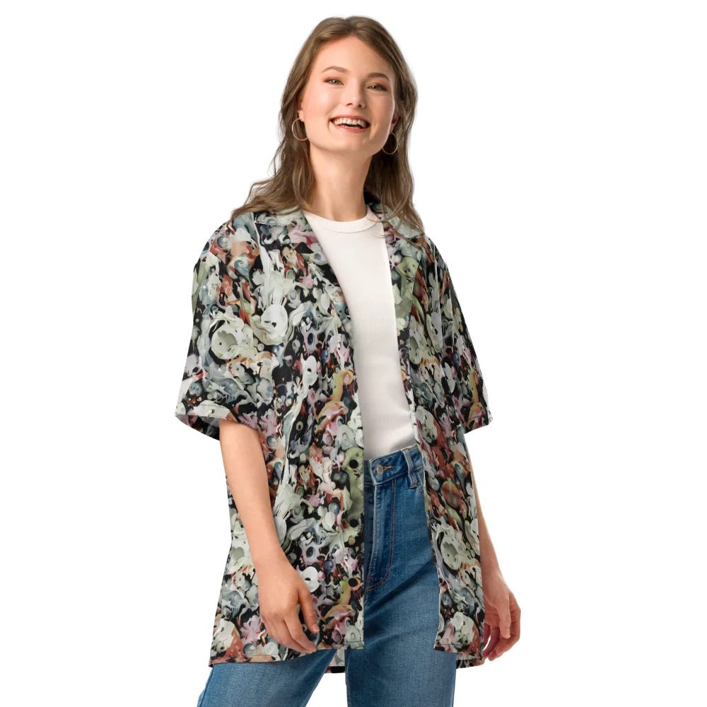 Surreal Menagerie on Button Shirt — Front