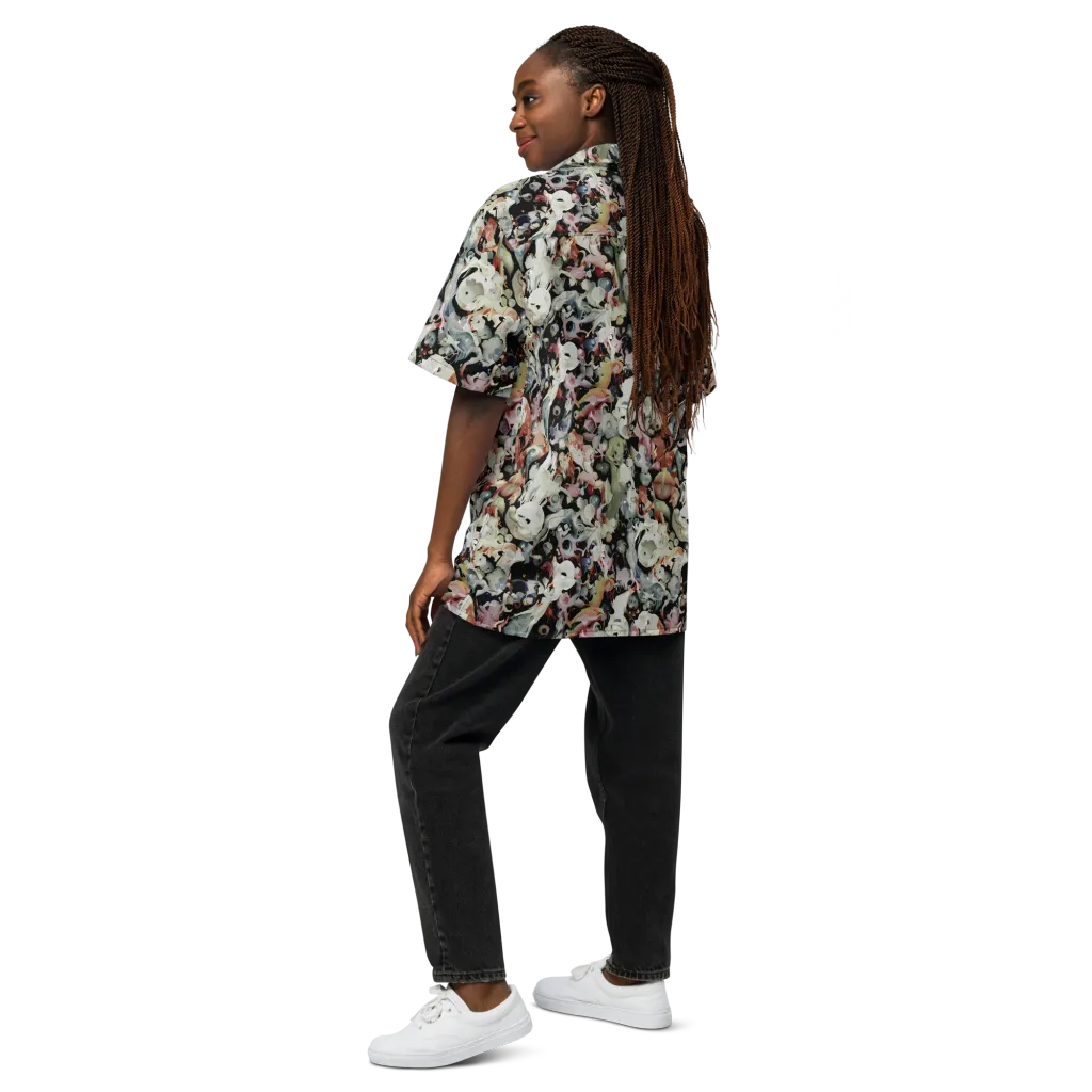 Surreal Menagerie on Button Shirt — Back