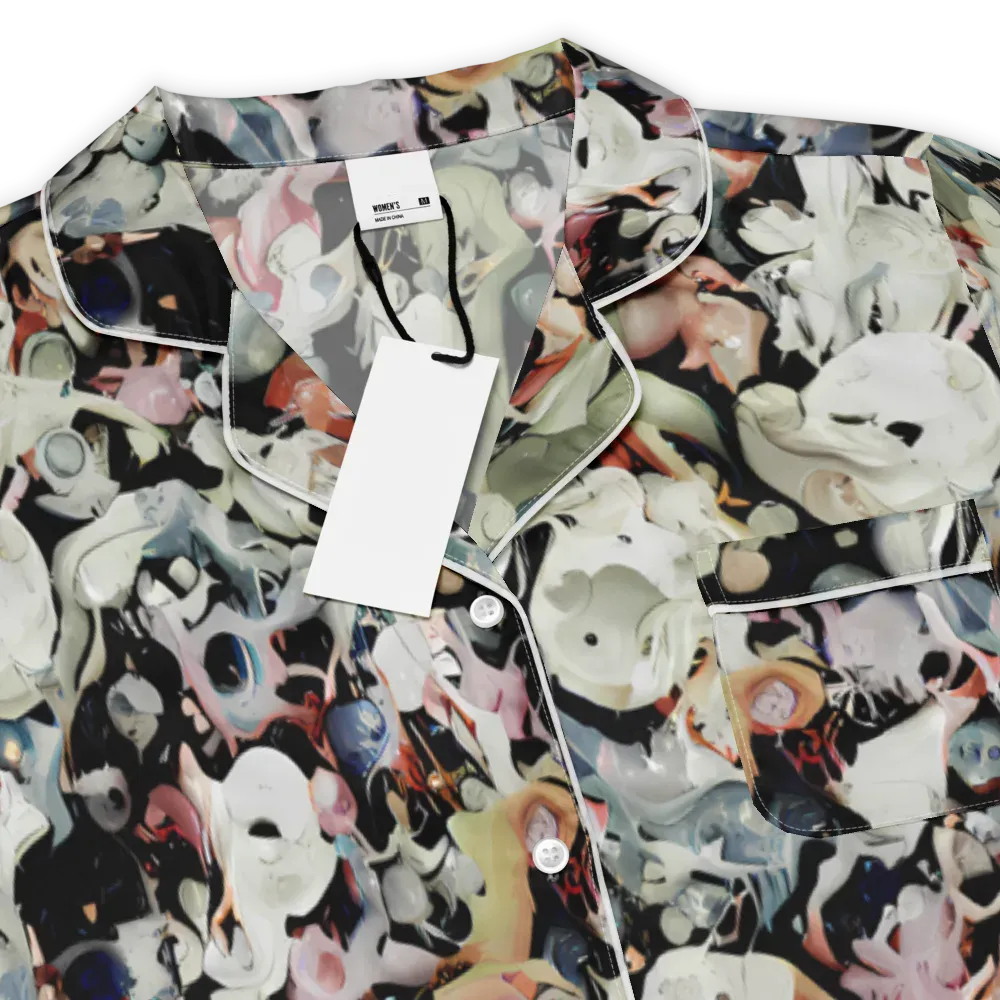 Surreal Menagerie on Women's Short Sleeve Pajama Top — Product details