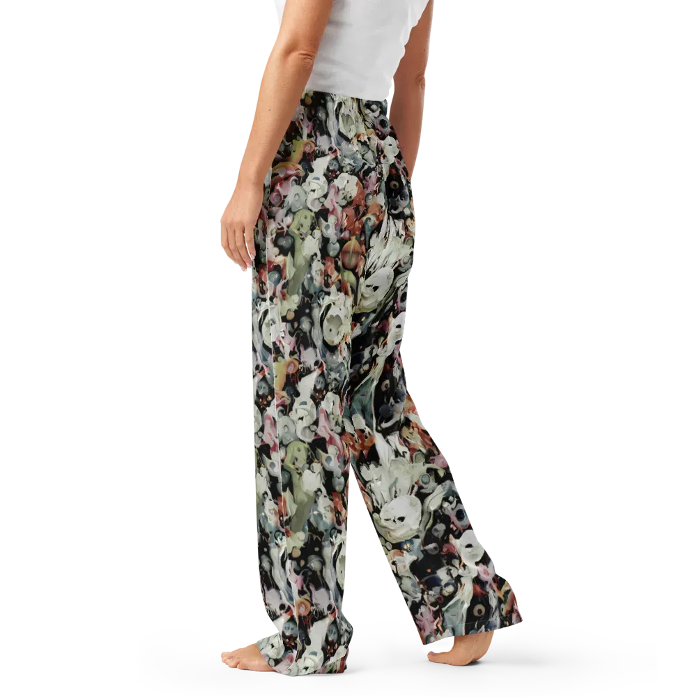 Surreal Menagerie on Women's Pajama Pants — Left