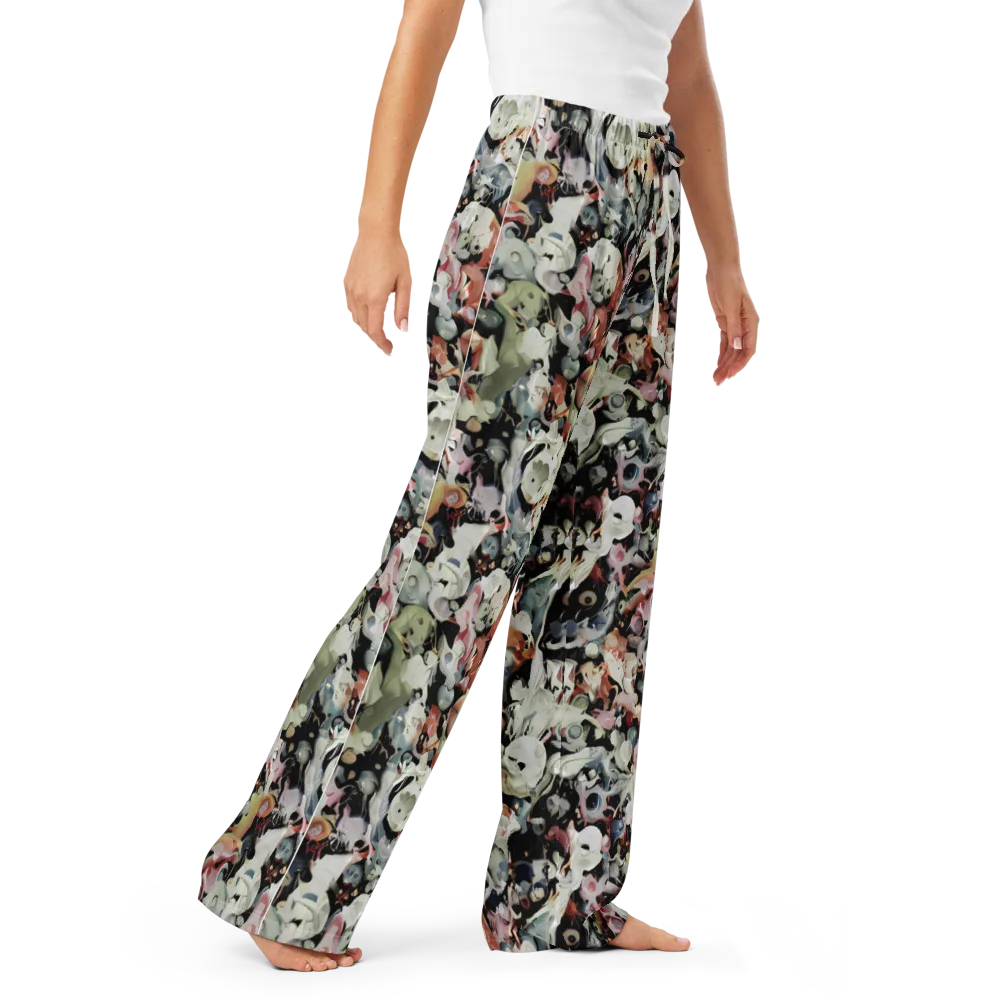 Surreal Menagerie on Women's Pajama Pants — Right Front