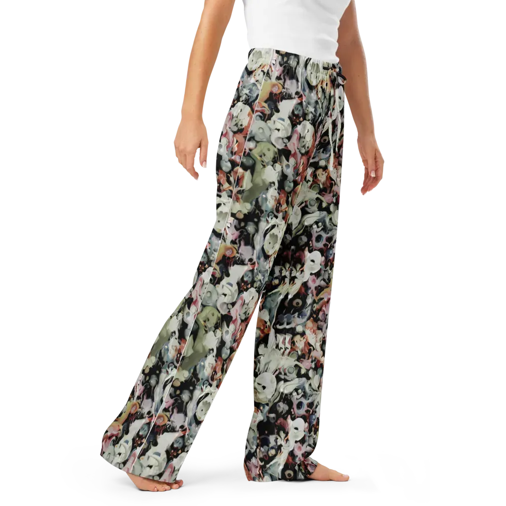 Surreal Menagerie on Women's Pajama Pants — Right Front