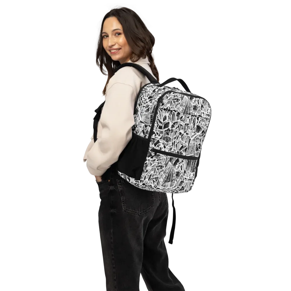 Monochrome Canopy on Utility Backpack — Back