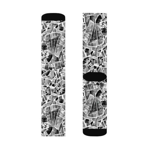 Monochrome Canopy on a Socks