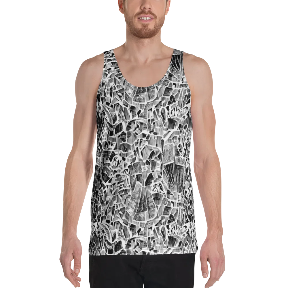 Monochrome Canopy on Men's Tank Top — Front