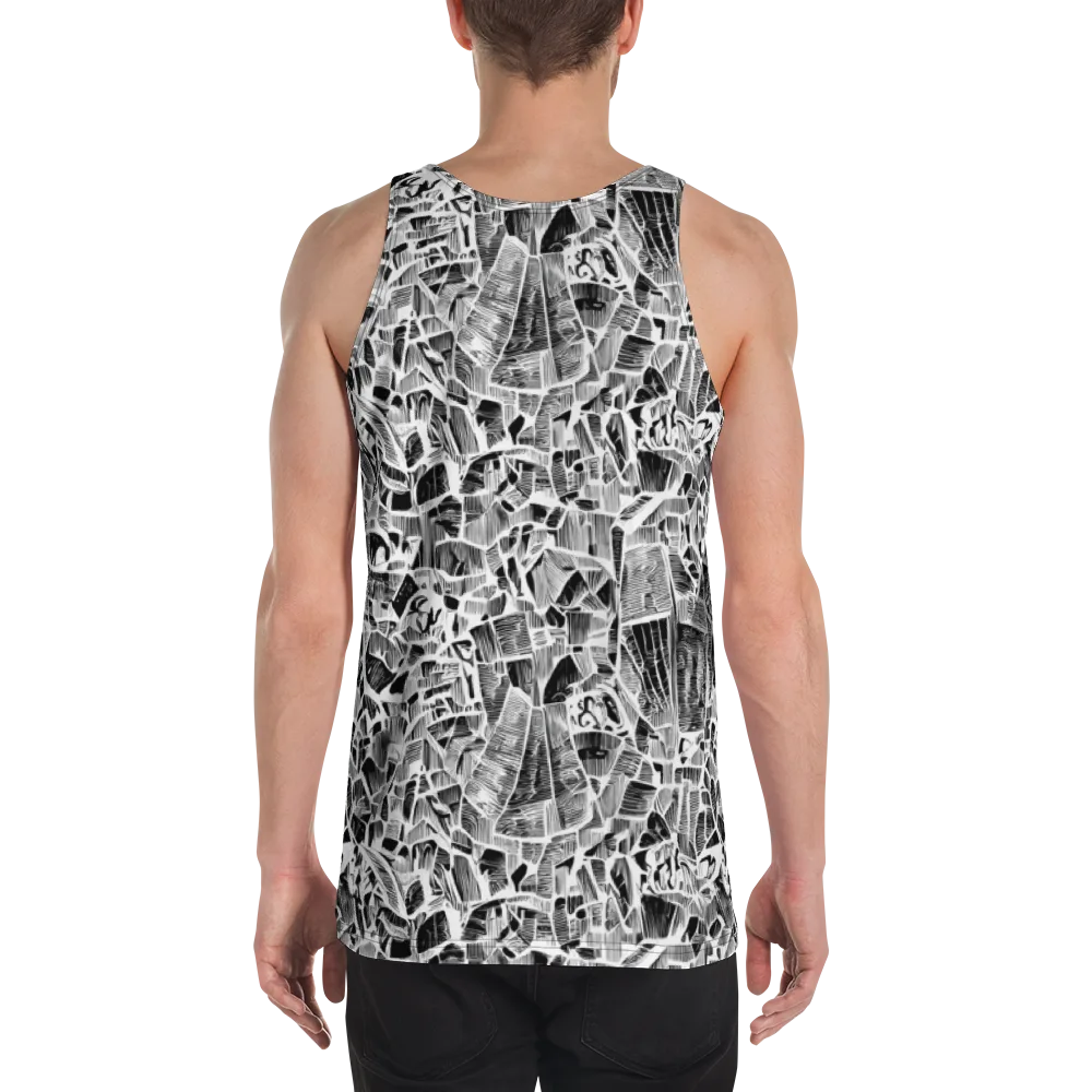 Monochrome Canopy on Men's Tank Top — Back