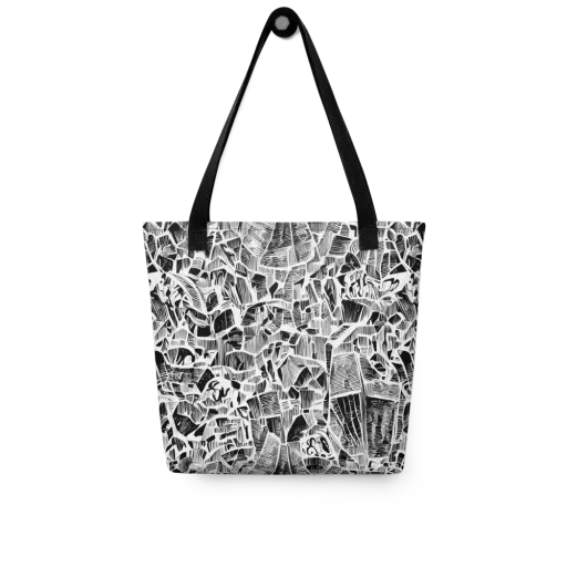 Monochrome Canopy on a Tote Bag