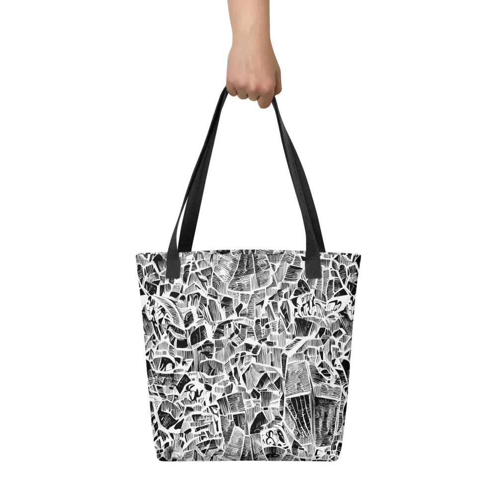 Monochrome Canopy on Tote Bag — Front