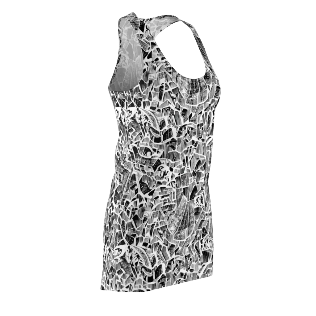 Monochrome Canopy on Racerback Dress — Front Side