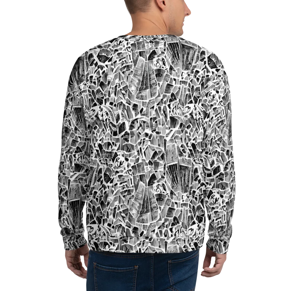 Monochrome Canopy on Sweatshirt — Back