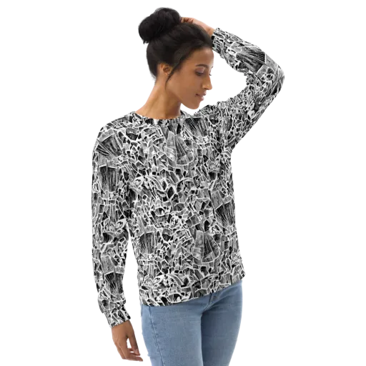 Monochrome Canopy on a Sweatshirt